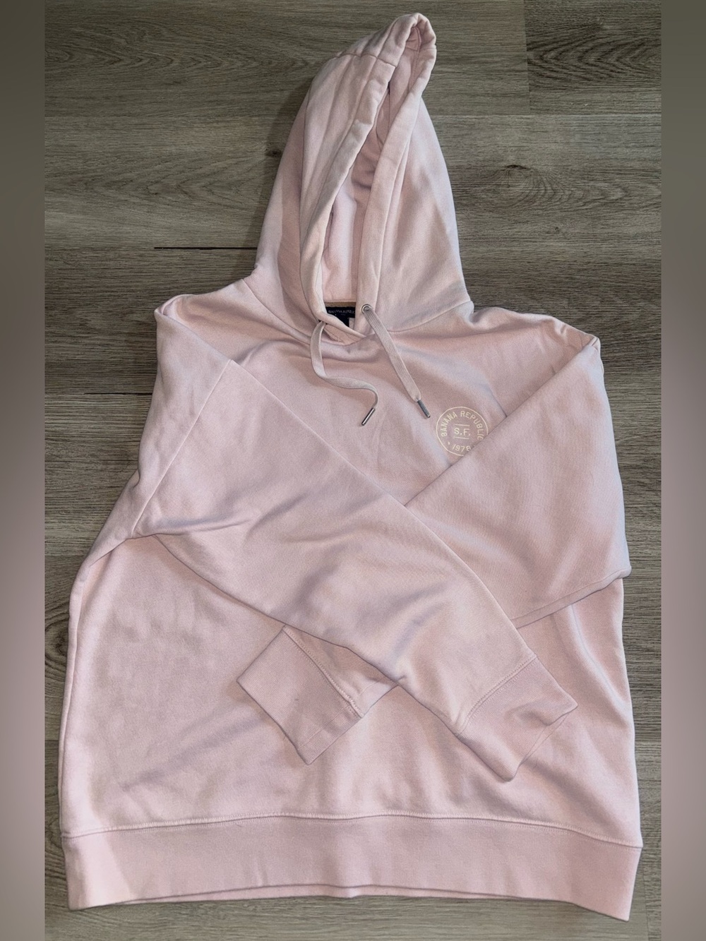 Banana Republic Light Pink Hoodie Sweatshirt
